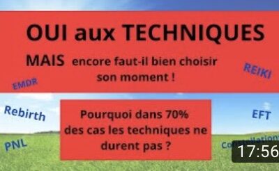 Pourquoi les techniques de psychologie ou de santé ne fonctionnent pas à long terme bien souvent ?