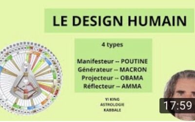 Astrologie Design Humain, 4 types : POUTINE MACRON OBAMA AMMA